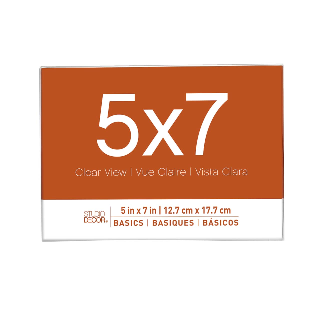 24 Pack: Acrylic Horizontal Bent 5" x 7" Frame, Basics by Studio Décor®